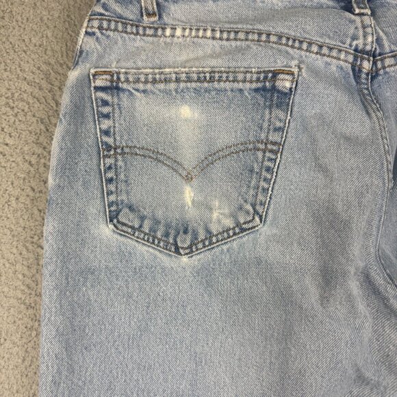 VTG Levis Jeans Mens 36x30 Blue Faded Straight Leg Reg Fit 505 Classic American - Picture 9 of 12
